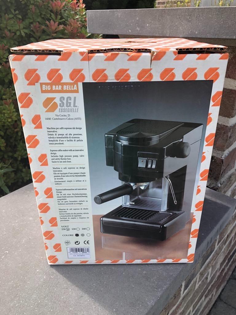 NIEUW espressomachine, Ophalen of Verzenden, Nieuw, Espresso apparaat, Gemalen koffie