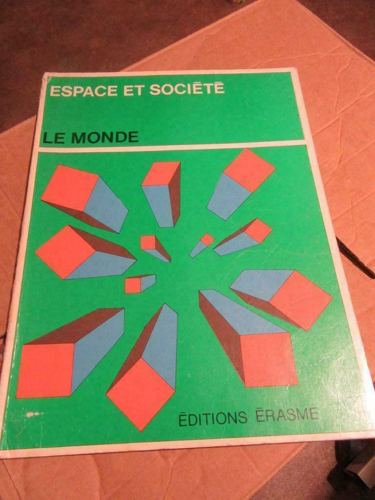 manuel le monde, coll espace et société éd Erasme, Boeken, Schoolboeken, Ophalen, Gelezen
