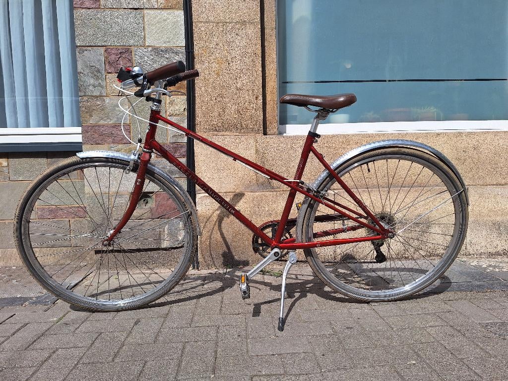 Velo - Excelsior - Vintage Design - Ruby Red - 2020, Fietsen en Brommers, Ophalen, Zo goed als nieuw, V-brakes