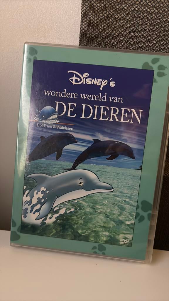 DVD Disney’s wondere wereld vd dieren  Dolfijnen & Walvissen, Enlèvement ou Envoi, Comme neuf, Animaux