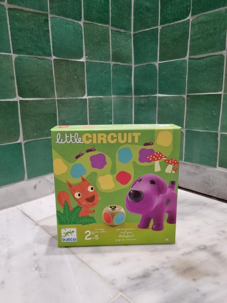 Little circuit (bordspel). 2 jaar en ouder., Een of twee spelers, Ophalen of Verzenden, Zo goed als nieuw, Djeco