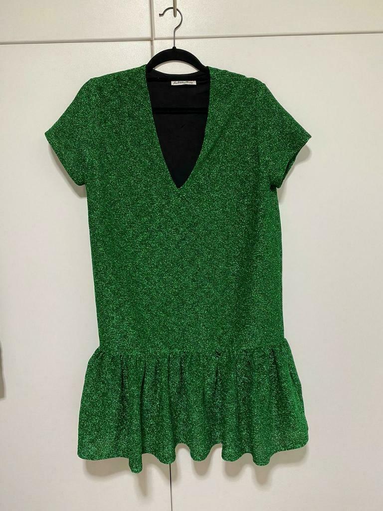 Glitter kleedje, MET, Ophalen of Verzenden, Nieuw, Groen