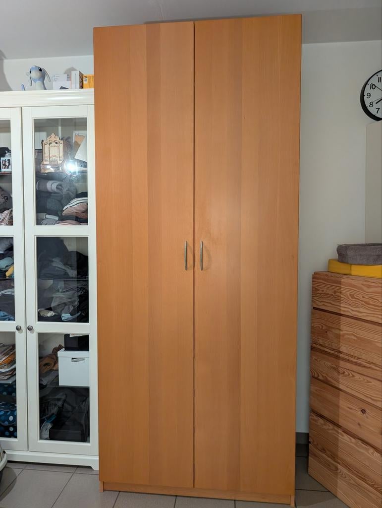 Grote kast Ikea 236x100x58 cm  - goede kwaliteit, Gebruikt, 100 tot 150 cm, 200 cm of meer, Overige houtsoorten