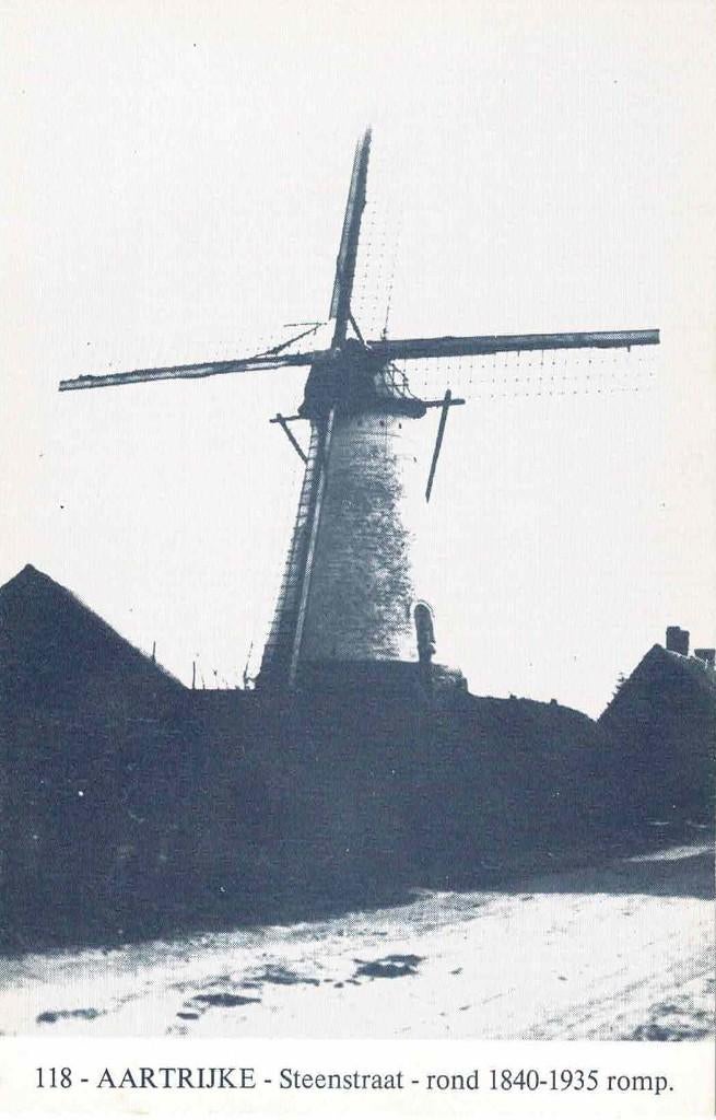 Aartrijke - molen Steenstraat, Ophalen of Verzenden, 1960 tot 1980, Ongelopen, West-Vlaanderen
