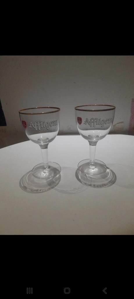 2 verres Affligem de 25 cl en très bon état., Collections, Enlèvement ou Envoi, Comme neuf, Verre à bière