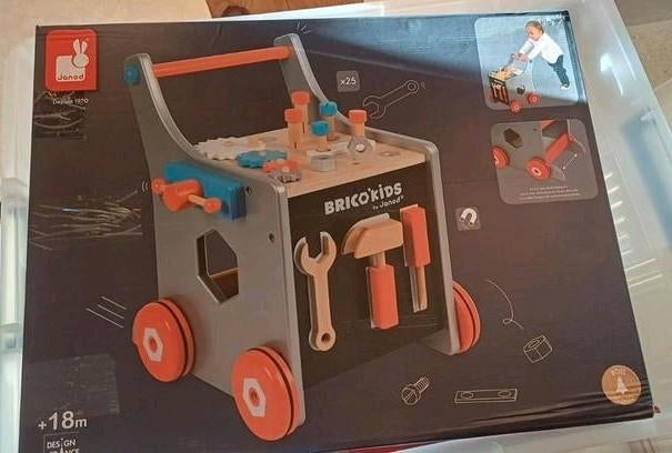 Janod Brico'kids - Magnetische DIY Trolley, Ophalen