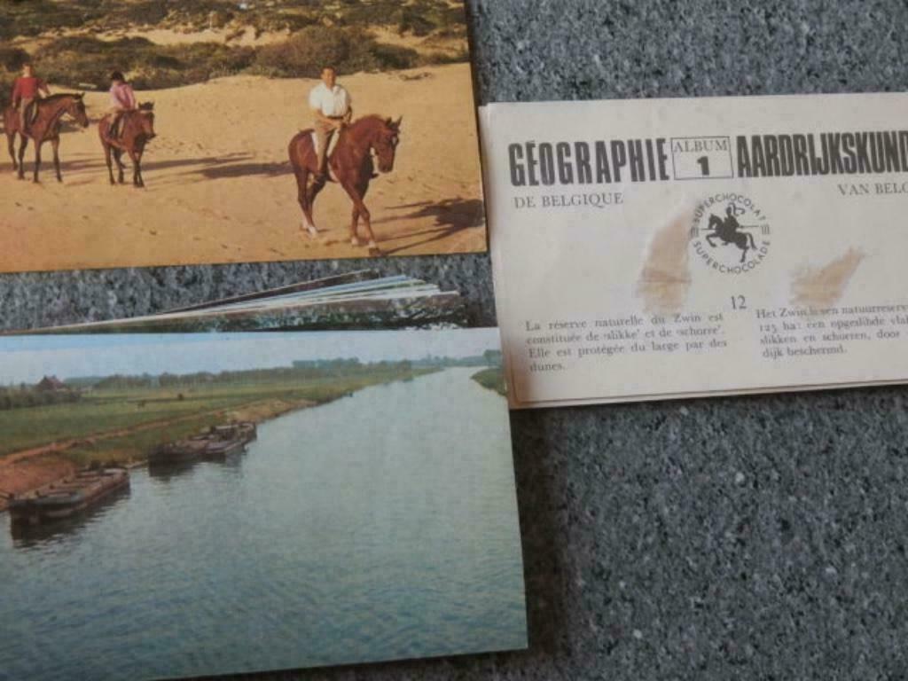 Chromo's Jacques : Aardrijkskunde van België, Gebruikt, Ophalen of Verzenden, 1940 tot 1960, Prent