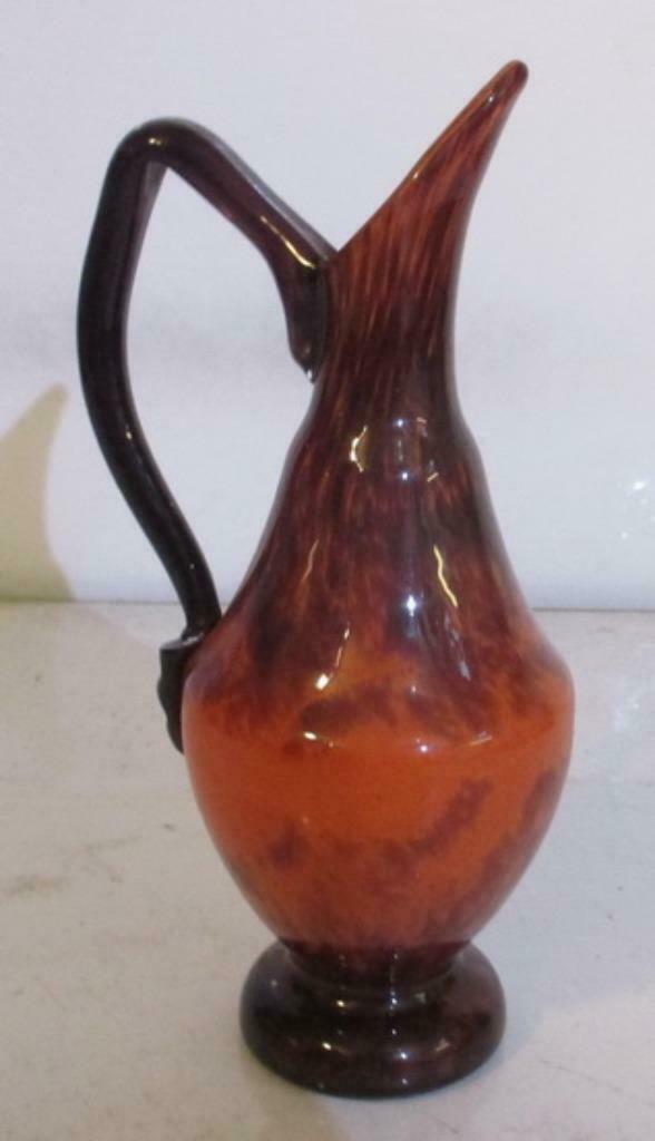 art deco Schneider karaf pichet klein model   22, Verzenden