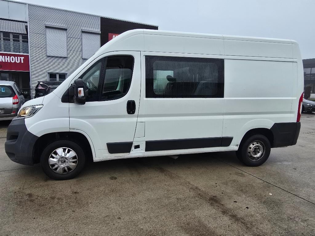 Citroen Jumper 2.0 Blue HDI L2H2 Dubbel Cabine 7 Pers Export, Auto's, 1998 cc, Jumper, 120 kW, Bedrijf