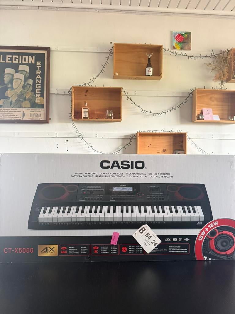 Casio CT-X5000, Ophalen, Zwart, Digitaal, Zo goed als nieuw