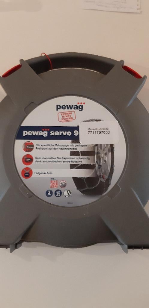 Nieuwe sneeuwkettingen PEWAG Servo 9 RS9 77, Auto diversen, Sneeuwkettingen, Nieuw, Ophalen