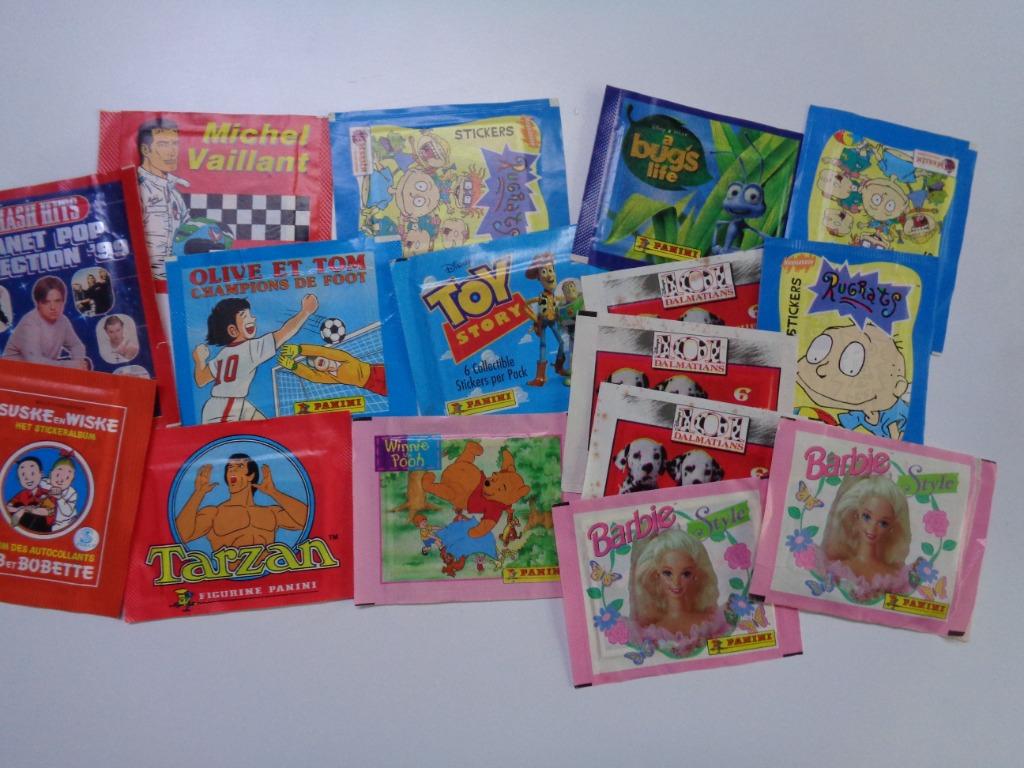 PANINI  STICKERS 16x  sealed GESLOTEN ZAKJES Barbie enz, Hobby en Vrije tijd, Ophalen of Verzenden
