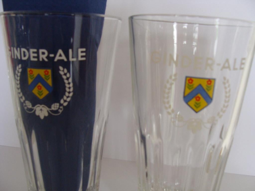 verre à bière Ginder-Ale , verre Riva Royal, neuf, vintage, Verzamelen, Biermerken, Ophalen of Verzenden, Nieuw, Glas of Glazen