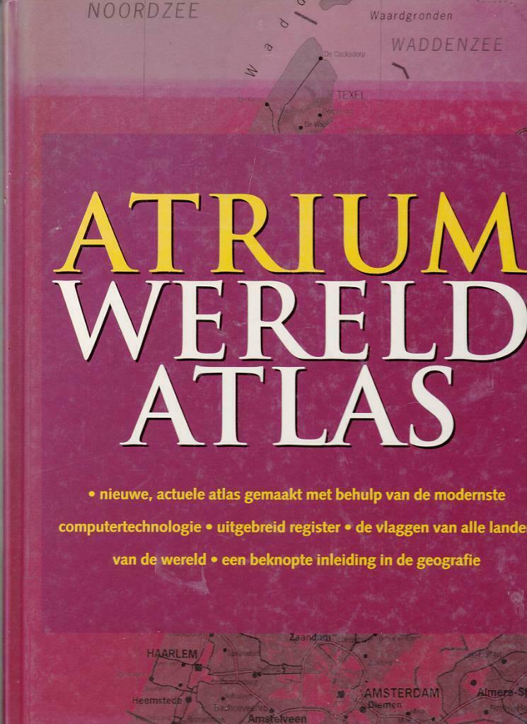 Atrium Wereldatlas, Nederlandse editie., Ophalen of Verzenden, Zo goed als nieuw, ASO, Overige vakken