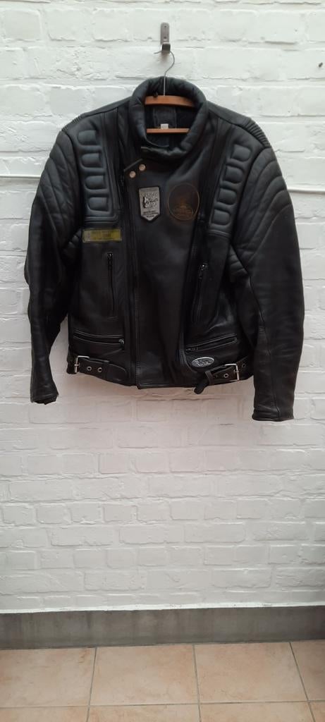 lederen motovest Richa maat 52 Medium, met vele zakken, Motoren, Heren, Jas | leer, Ophalen of Verzenden, Richa