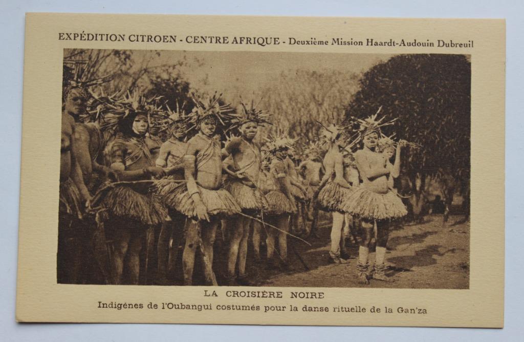 carte postale ancienne expédition Citroen centre afrique, Enlèvement ou Envoi, 1920 à 1940, Non affranchie, Hors Europe