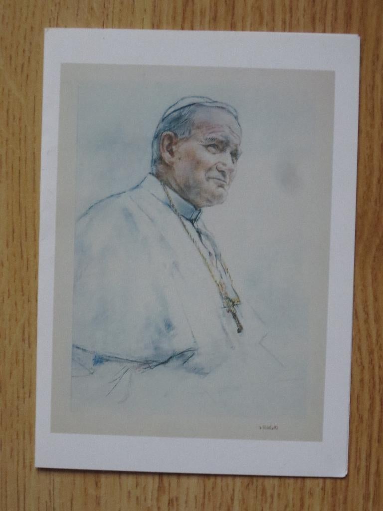 doodsprentje Paus Johannes Paulus II, Verzamelen, Ophalen of Verzenden, Bidprentje
