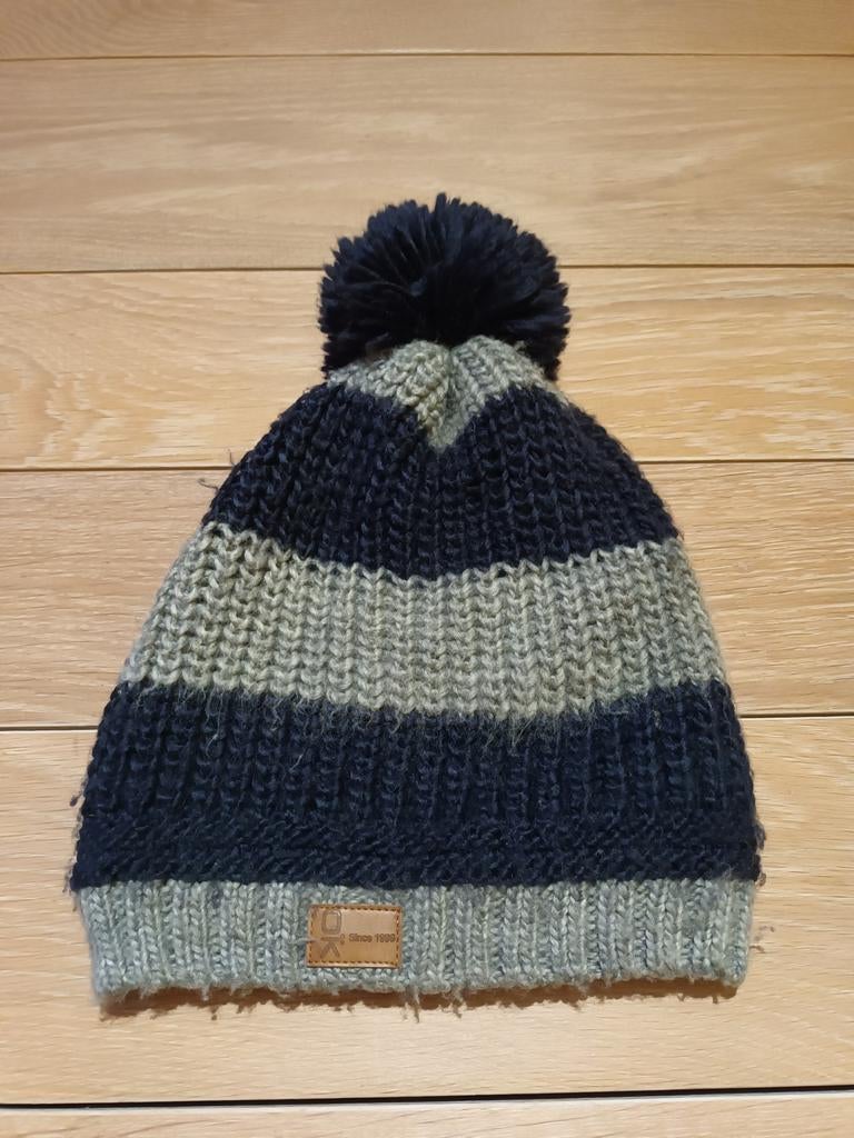 Superbe bonnet bleu et gris Okaïdi, Garçon, Enlèvement ou Envoi, Okaidi, Comme neuf