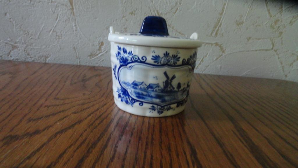 Pot bleu de Delft avec couvercle, Enlèvement ou Envoi
