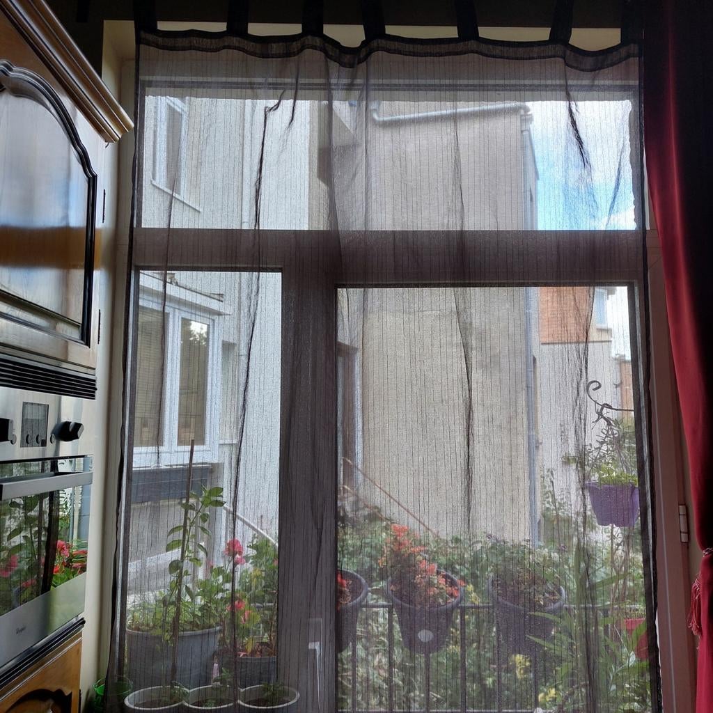2 Rideaux 30%-policastère 240x140 la pièce 9€, Maison & Meubles, Enlèvement, Comme neuf