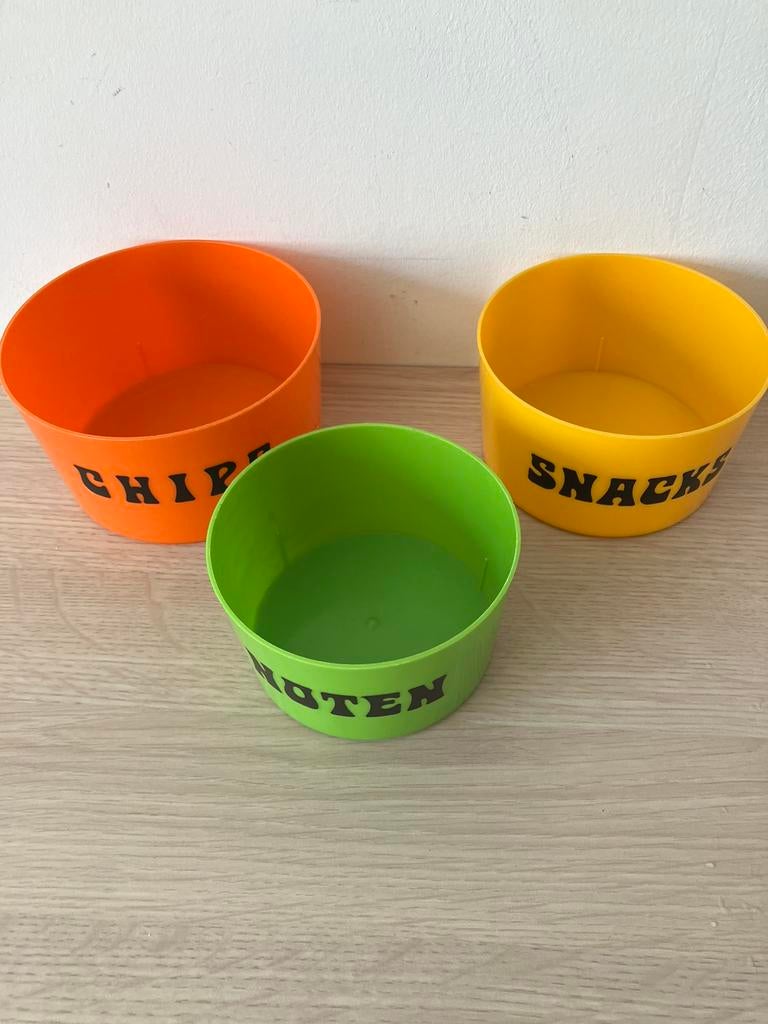 3 kommetjes chips noten en snacks, Verzamelen, Ophalen of Verzenden