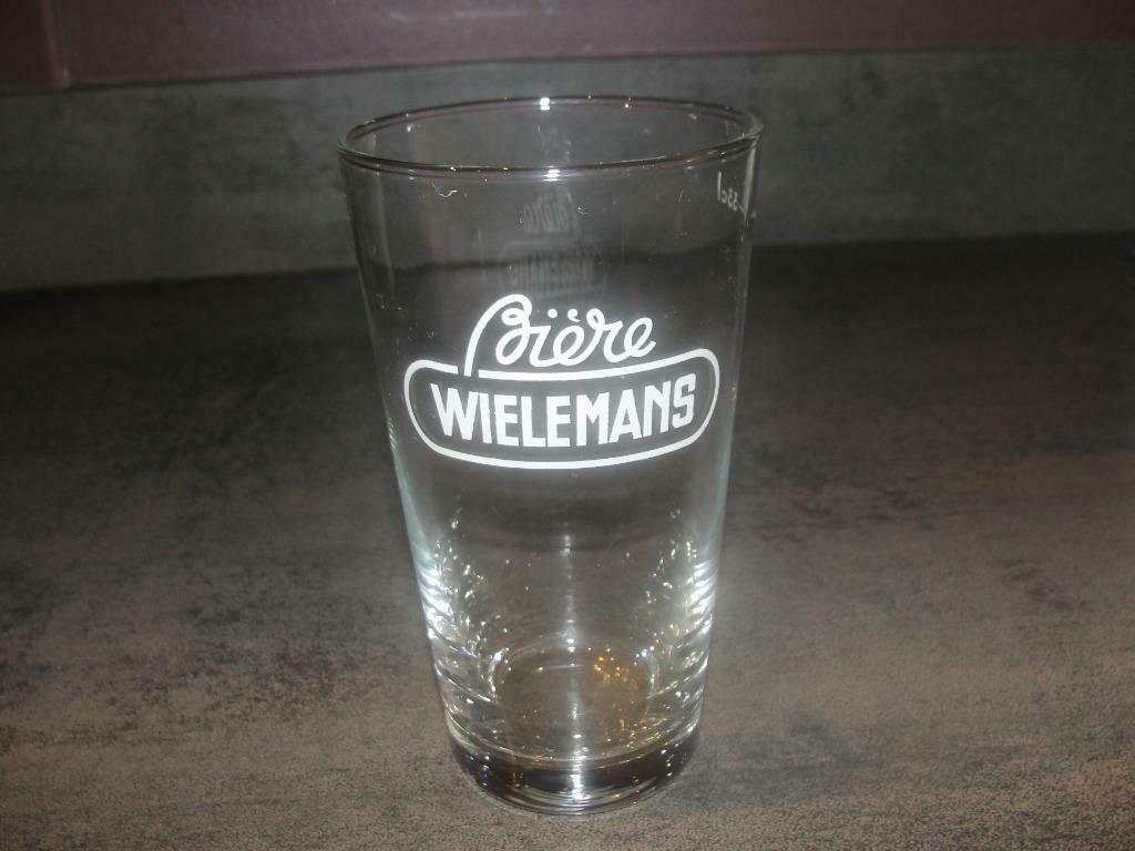 Glas "Bière Wielemans", Verzamelen, Biermerken, Ophalen of Verzenden, Zo goed als nieuw, Glas of Glazen, Overige merken
