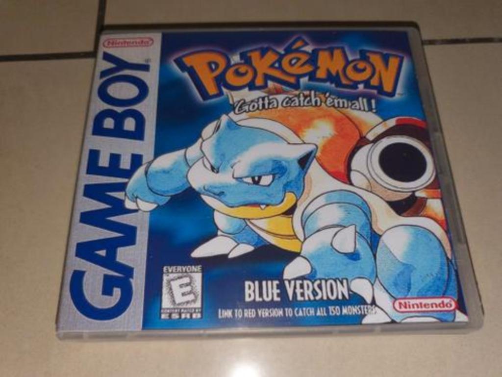 Pokemon Blue Version Game Boy GB Game Case, Verzenden, Zo goed als nieuw