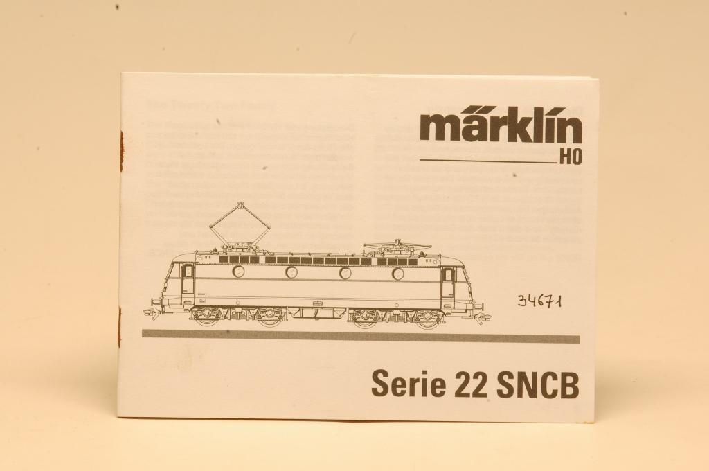 Brochure utilisateur Märklin, Enlèvement ou Envoi, Courant alternatif, Livre, Revue ou Catalogue, Utilisé