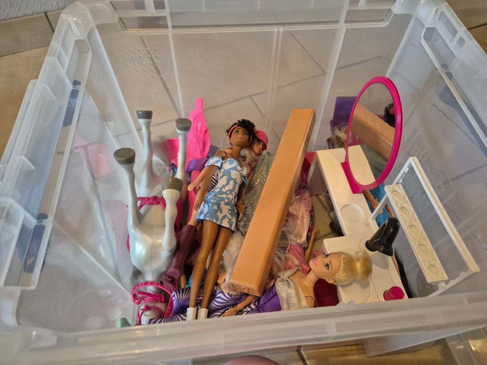 mix barbiespullen en poppen, Ophalen, Gebruikt, Jongen of Meisje