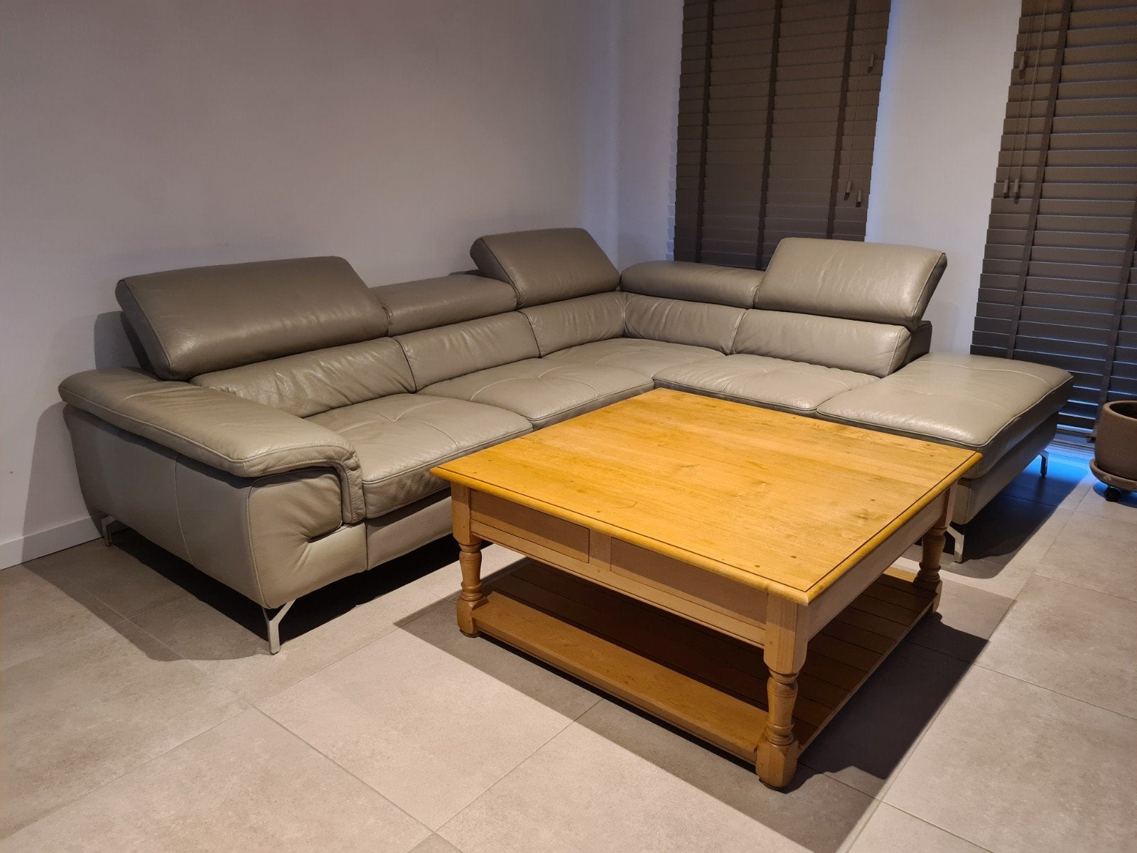 Eiken salontafel, Ophalen, Gebruikt, 50 tot 100 cm, 50 tot 100 cm