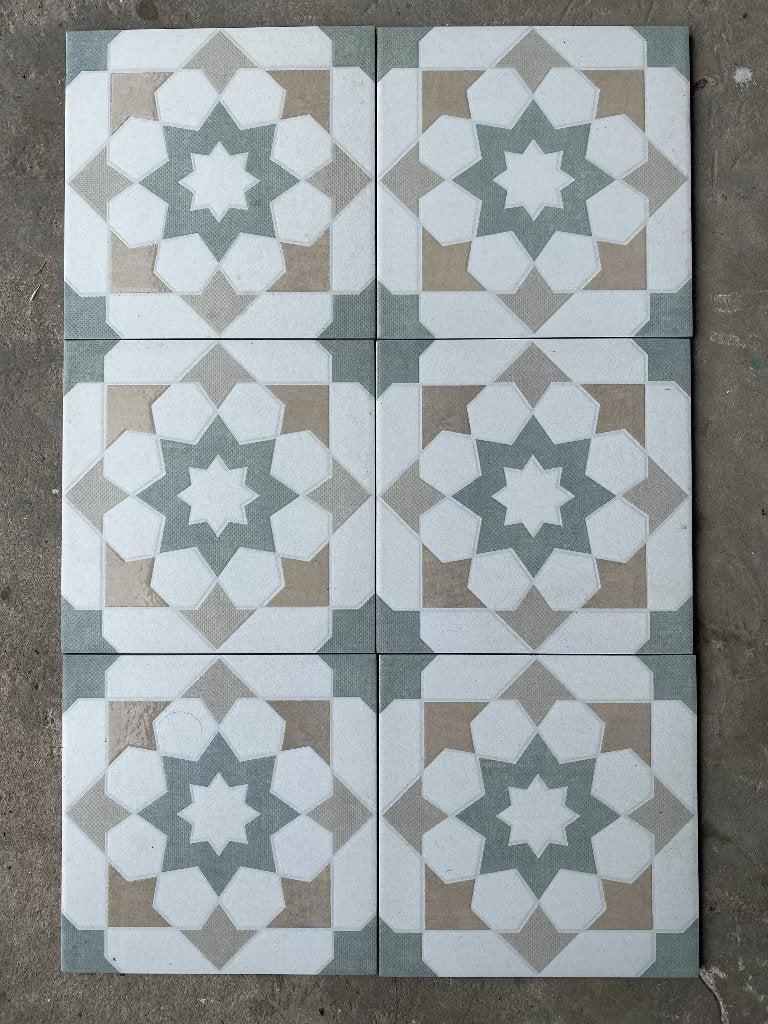 Harmony retro vloertegels 22,3x22,3 – 3,53 m² nieuw, Neuf, 20 à 40 cm, Carrelage de sol, Céramique