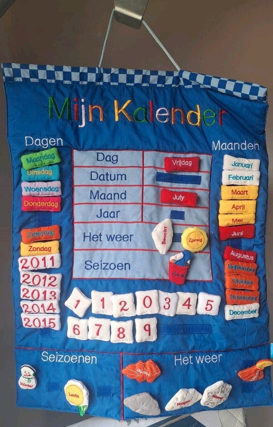 Mijn kalender. Kleuterschool, Enlèvement
