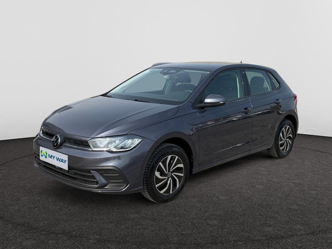 Volkswagen Polo 1.0 TSI Life Business OPF DSG, Autos, Argent ou Gris, Achat, Entreprise, Volant multifonction