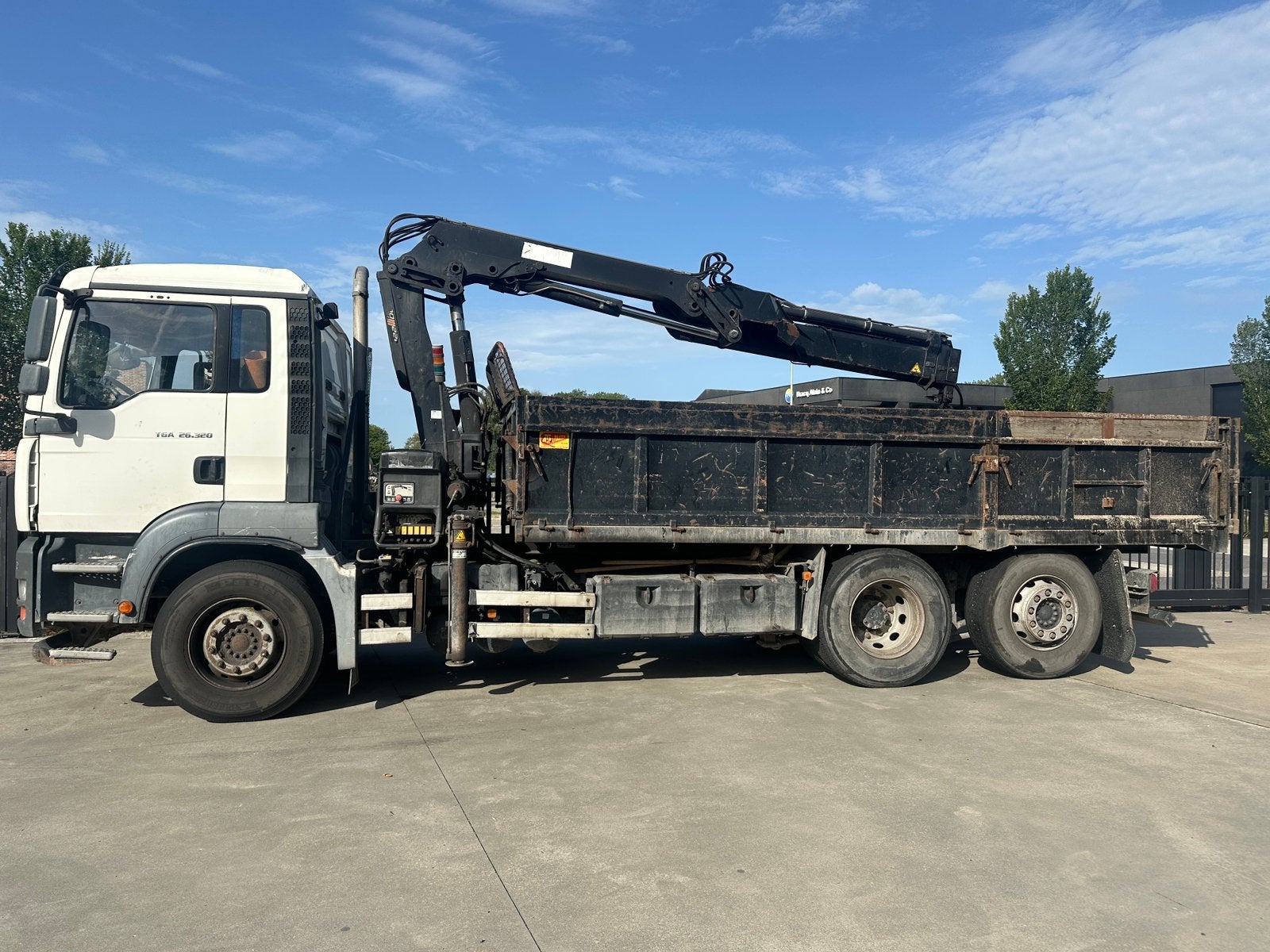 Man tgs 26.320 kipper hiab, Auto's, Bedrijf, Te koop, MAN