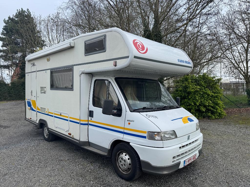 Mobilhome, Caravans en Kamperen, Mobilhomes, Chemisch toilet, Luifel, Fiat, 6 tot 7 meter