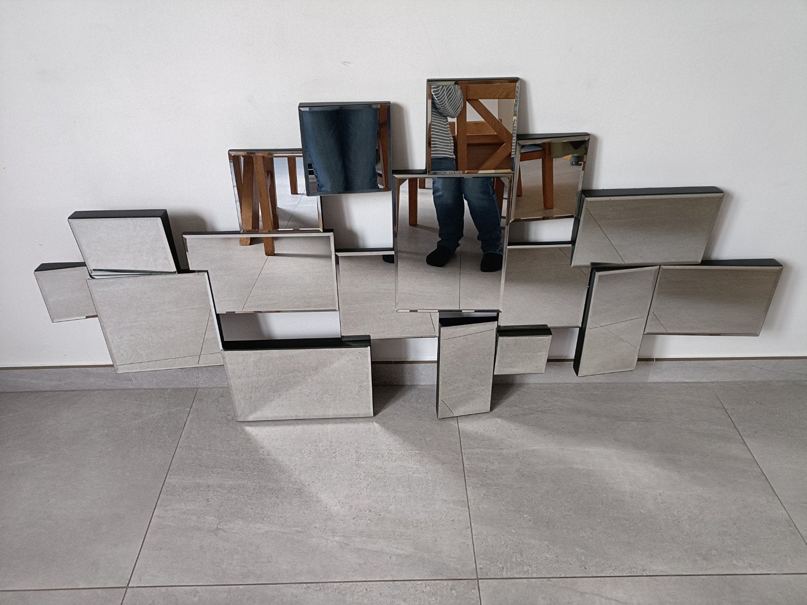 Grote spiegel „Maison du Monde”, Ophalen, 125 cm of meer, Zo goed als nieuw, Minder dan 100 cm