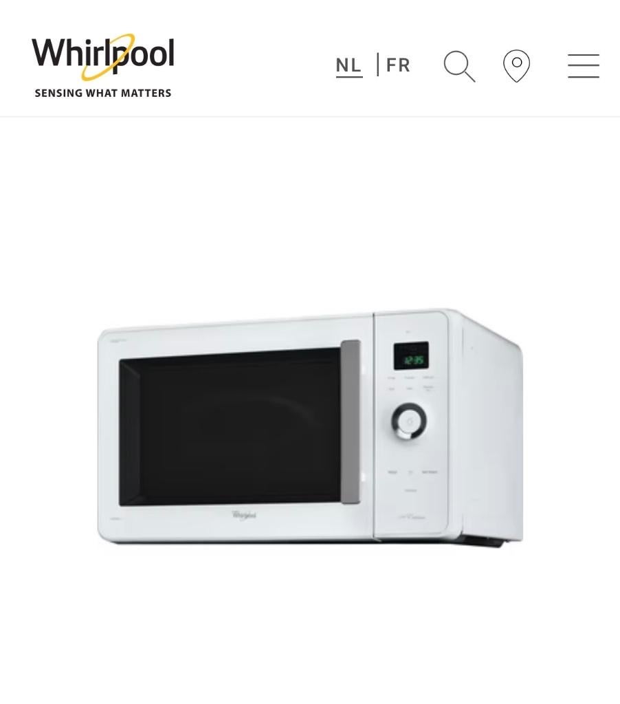 Whirlpool microgolf combiOven, Elektronische apparatuur, Ophalen, Crisp, Microgolfoven, Zo goed als nieuw