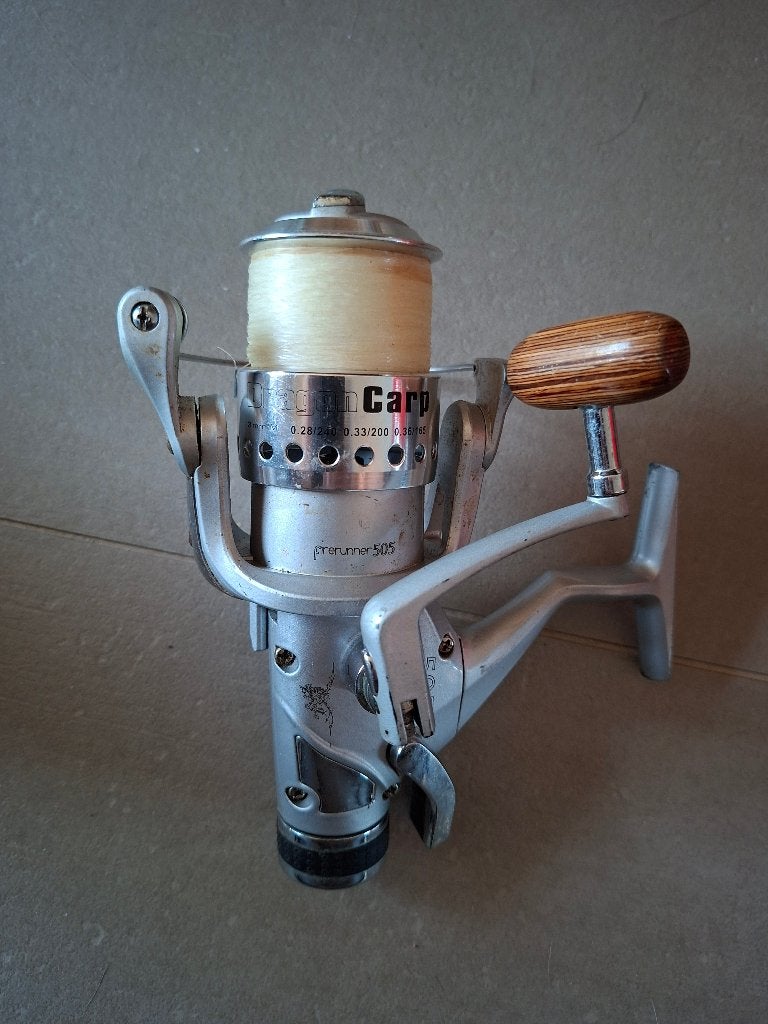 VRIJLOOPMOLEN DRAGON CARP Prerunner 505, Enlèvement, Utilisé, Moulinet