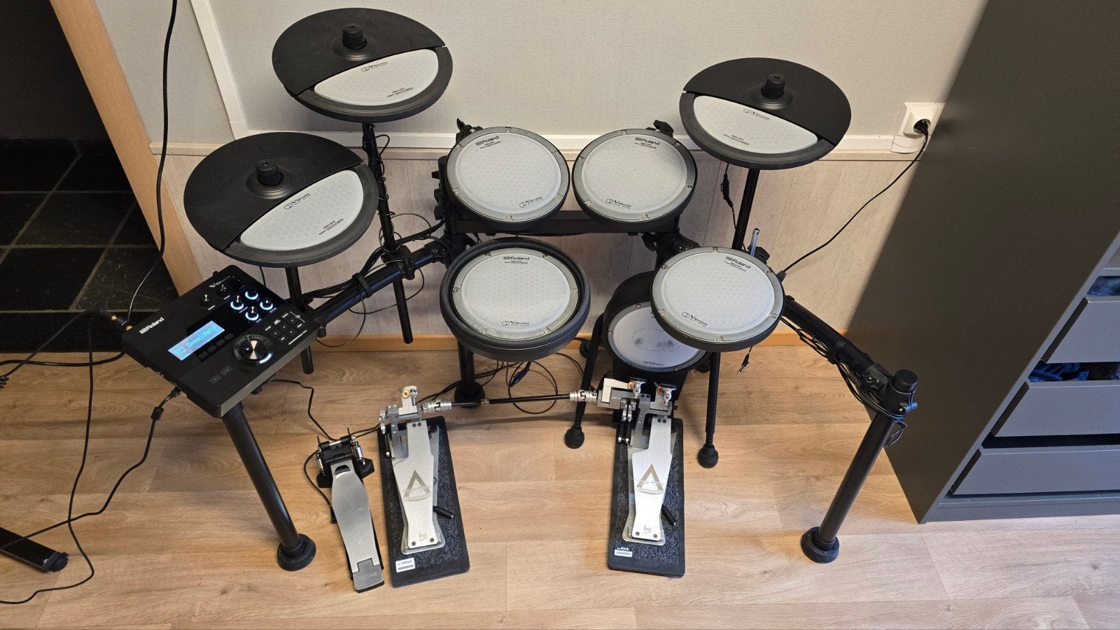 Roland VQD106 elektronisch drumstel - extra stil!, Ophalen, Roland, Elektronisch