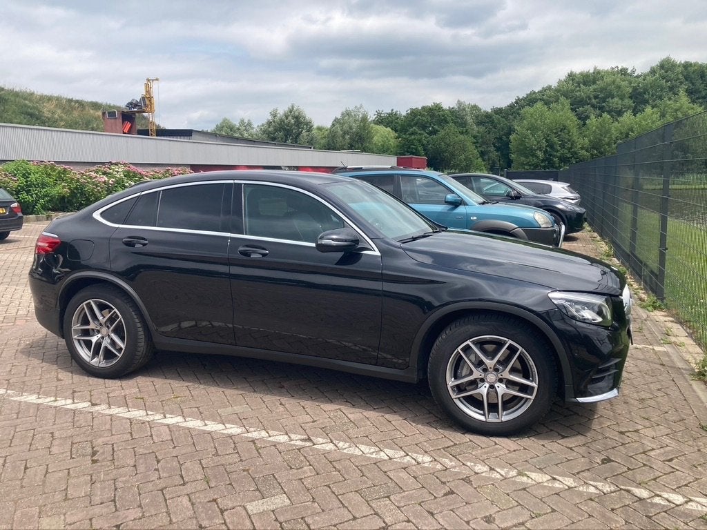 Mercedes GLC 220 4wd coupe, Auto's, Mercedes-Benz, Automaat, Zwart, Leder, GLC