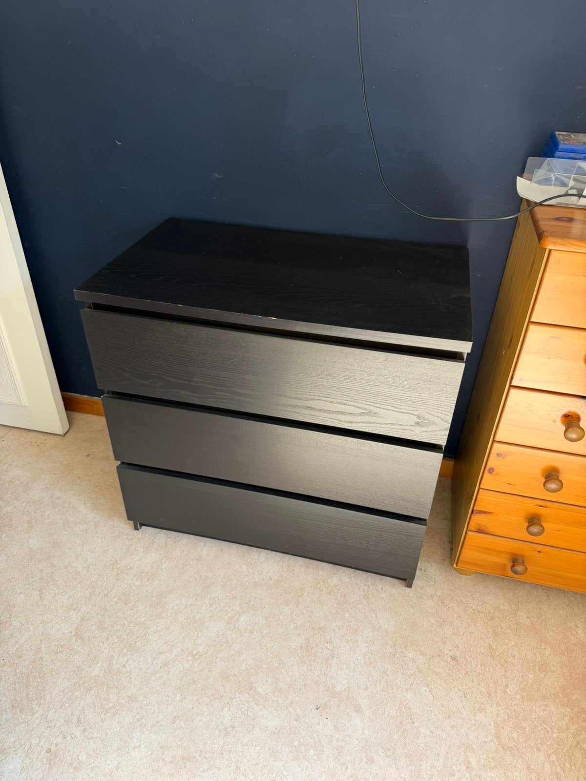 Ikea ladekast MALM, Huis en Inrichting, 3 of 4 laden, Ophalen, Zo goed als nieuw
