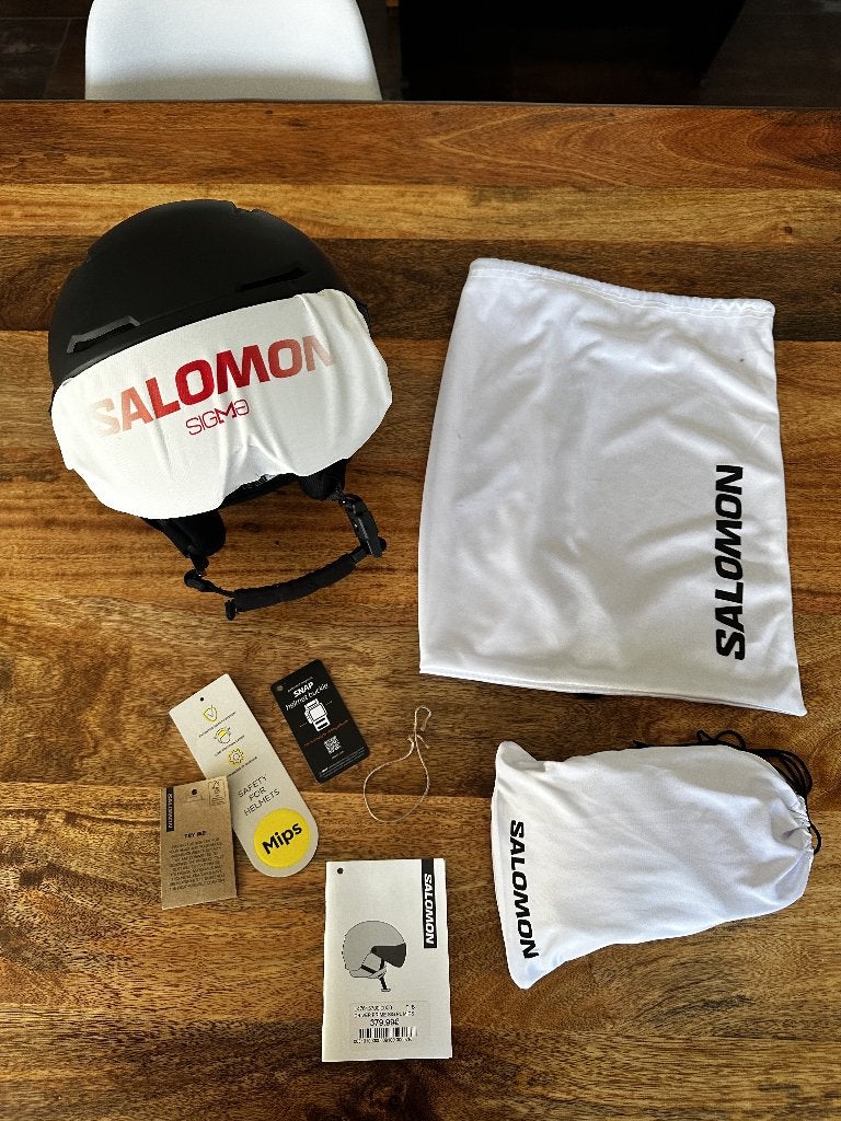 Salomon skihelm met vizier als nieuw, Sport en Fitness, Ophalen, Overige typen, Salomon, Zo goed als nieuw