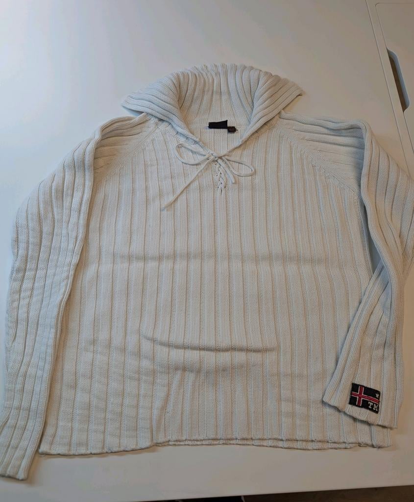 Pull blanc avec cordon de serrage Tin Moore pour fille, Tim moore, Enlèvement ou Envoi, Pull ou Veste, Comme neuf