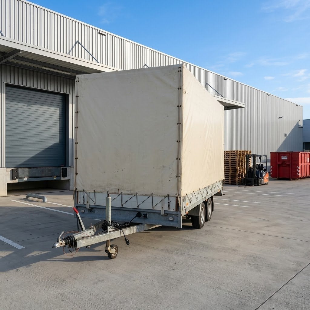 Bache trailler 2700kg anssens, Auto diversen, Ophalen, Zo goed als nieuw