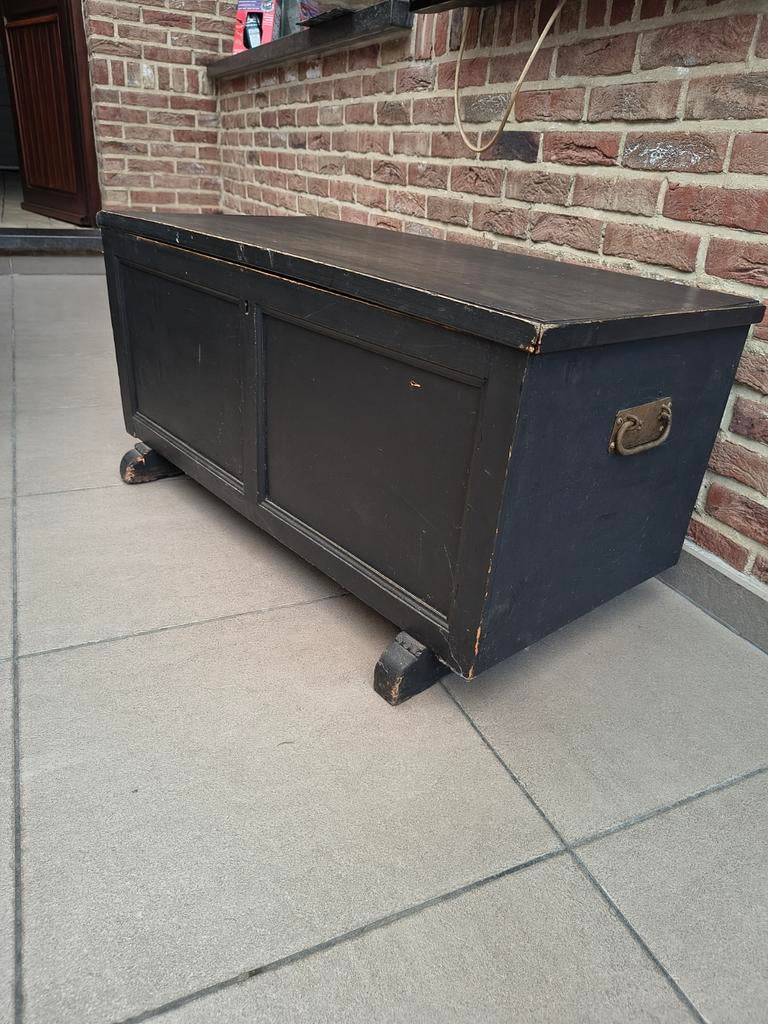 Antieken koffer opbergbox, Ophalen
