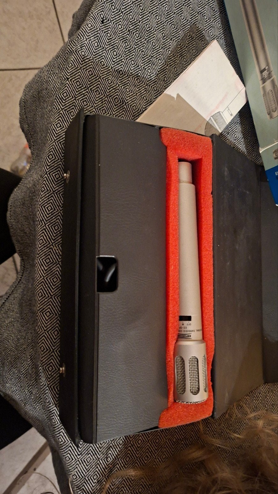 Microphone Vintage Superscope EC-9P (Marantz), Muziek en Instrumenten, Microfoons, Ophalen, Gebruikt, Zangmicrofoon