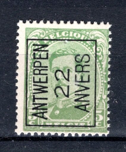 PRE59A MNH** 1922 - ANTWERPEN 22 ANVERS, Envoi, Non oblitéré, Neuf
