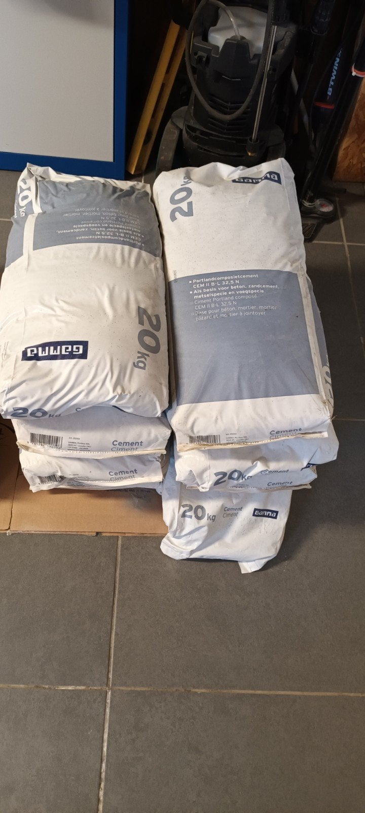 cement zakken, Tuin en Terras, Zand, Ophalen, Nieuw