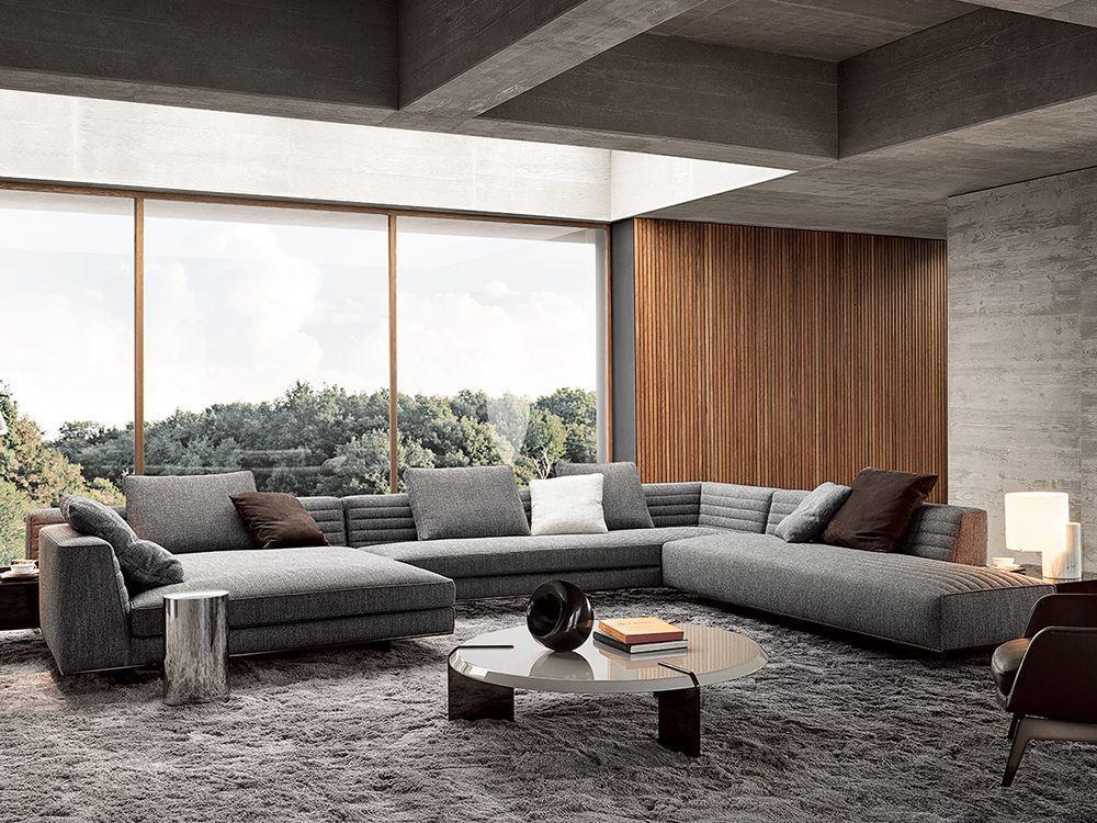 RECHERCHÉ : Minotti canapé / canapé d’angle — achat direct, Enlèvement ou Envoi, Banc d'angle, Design Bankstellen Minotti