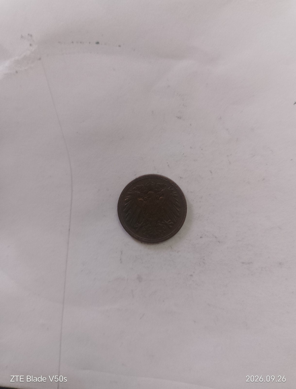pièce de monnaie allemande, Enlèvement ou Envoi